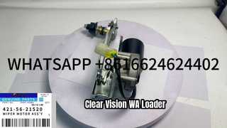 421-56-21520 KOMATSU 159800-4070 OEM ワイパーモーター ASSY は WA100 WA200 WA300 WA400 WA500 WA600 W に適合