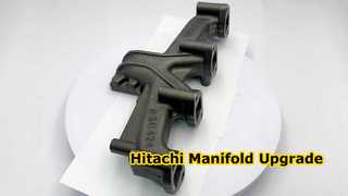 KBZE 8-94366021-0 排気マニホールド 4BD1 4BG1 日立 EX120 EX135 ZAX110 ZAX130 ZAX160 ZAX180