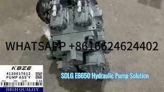 KBZE 4120017612 SDLG E6650 E6600 油圧ポンプ HENGLI インライン (V90N252DPHRE1_F1S7B1NGM-T4K2)