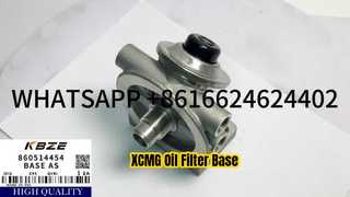860514454 XCMG XE210 XE215 掘削機オイルフィルターベース KBZE OEM 品質製品として