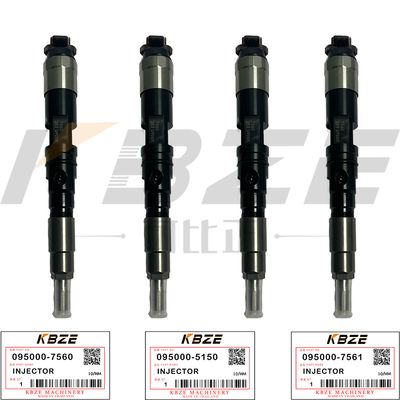 KBZE RE518726 RE524361 JOHN DEERE 6081T ENGINE INJECTOR ASSY 095000-7560 095000-7561 095000-5150 FOR 250D, 3510, 4920,