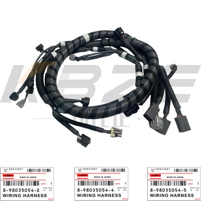 KBZE KLH10620 ISUZU 4JJ1 ENGINE 8-98035054-2 8-98035054-4 8-98035054-5 WIRING HARNESS FOR SUMITOMO SH120-5 SH130-5 JS130