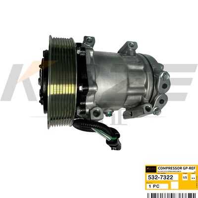 KBZE 532-7322 5327322 AC COMPRESSOR FITS CAT E336E E340 E349E E374F E390 EXCAVATOR
