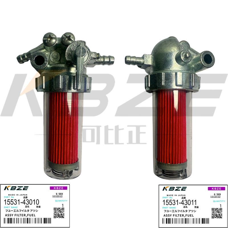 KBZE 15531-43011 KUBOTA GA70 15531-43010 ASSY FILTER FUEL FITS FOR RC-15FD-2 CF-1800