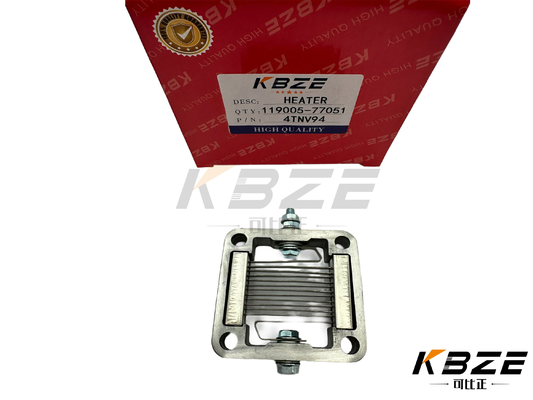 KBZE YANMAR 119005-77051 エグサバターエンジンのヒーター交換 YANMAR 4TNV94 ディーゼルエンジン