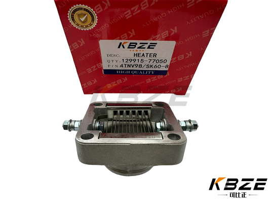 KBZE KOBELCO SK60-8 YANMAR 129915-77050 掘削機エンジンヒーター交換 YANMAR 4TNV98 ディーゼルエンジン
