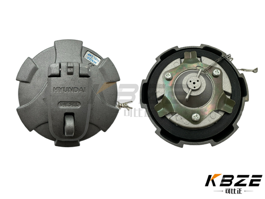 HYUNDAI 32M9-02130 32M902130 燃料タンクキャップ / 2キーの燃料充填キャップ EXCAVATOR R140 R145 R160 R180 R210の交換