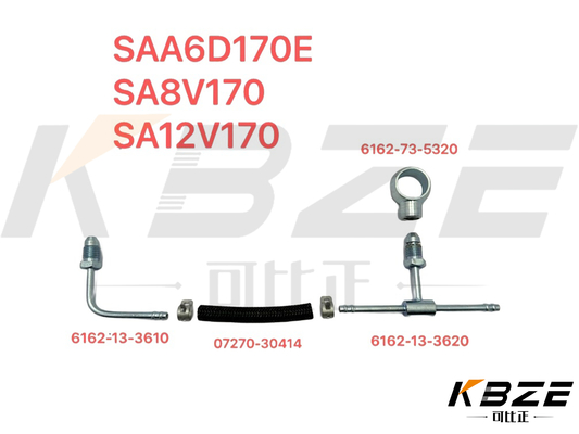 コマツー S6D170E SA12V170 SA8V170 6162-73-5320 6162-13-3620 燃料注入流出パイプ 07270-30414 6162-13-3610 掘削機のために