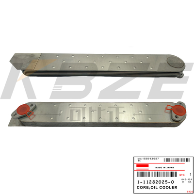 KBZE ISUZU 6BG1 1-11282025-0 HITACHI EX200-5 ZAX200-5のための 5P エンジンオイルクーラーコア