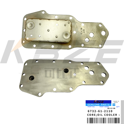 5P エンジンオイルクーラーコア KOMATSU 4D102 6732-61-2110 キューミンズ 4BT掘削機エンジン