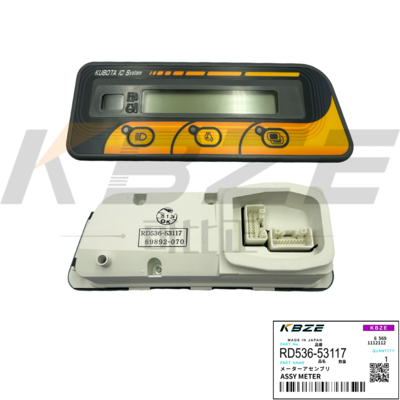KUBOTA ミニショベル モニターアッシー RD536-53113 OEM ブラック ABS