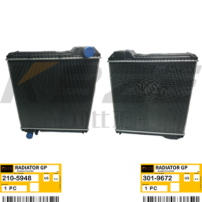 KBZE BRANDS 301-9672 210-5948 CAT C4.4 ラジエーターは,バックシューローダーに適しています.