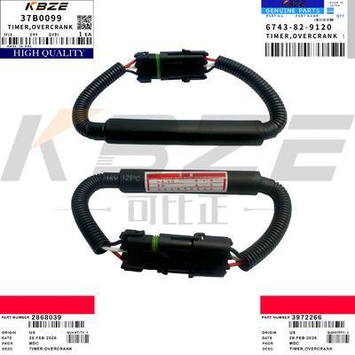 KBZE 6743-82-9120 2868039 フレームアウトソレノイド オーバークランクタイムアウト 3972266 37B0099 SY215 XE215 LG922E JS215 6BTエンジン用